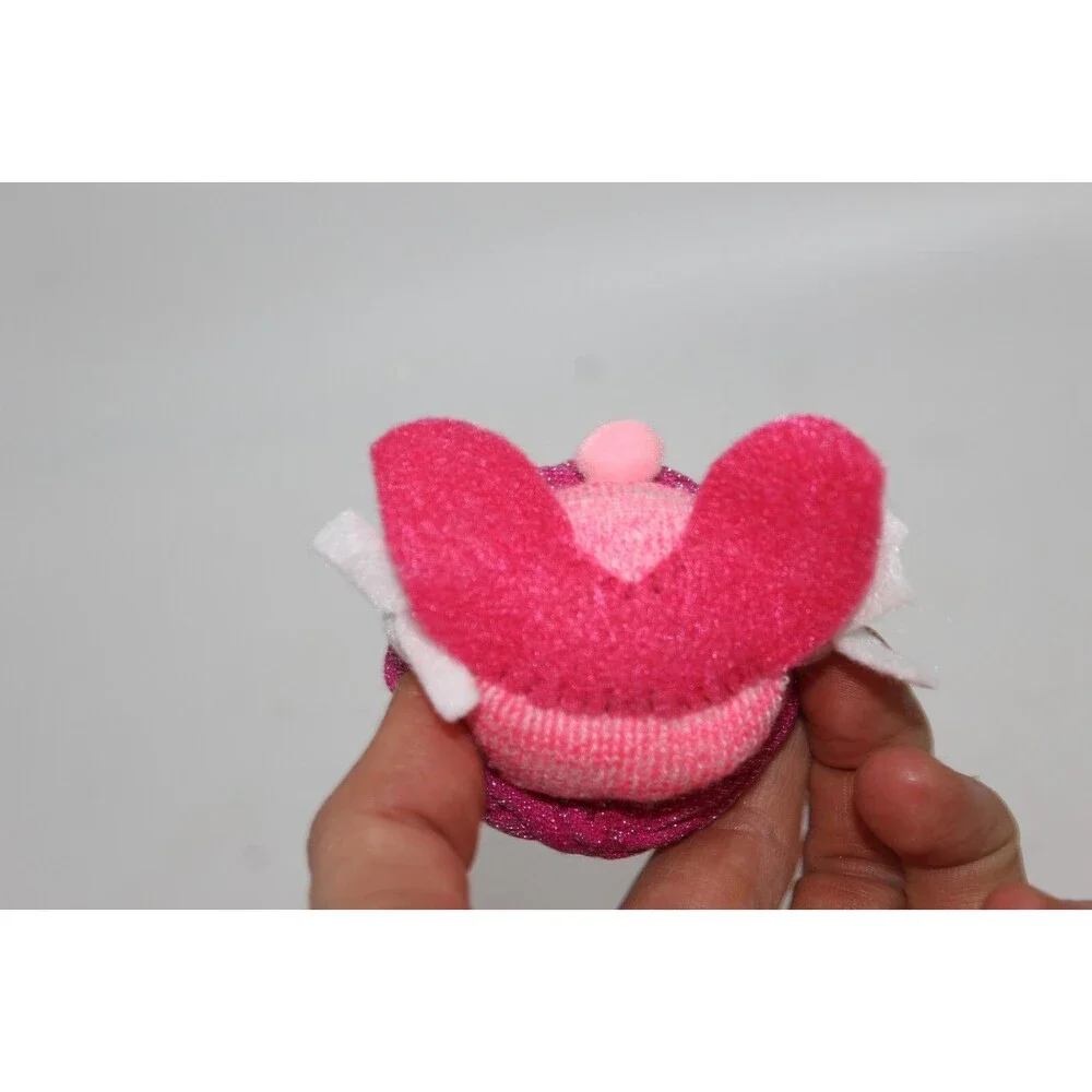 Baby Pink Girl Gnome Plush Handmade Scandinavian Swedish Tomte Hand Stitched